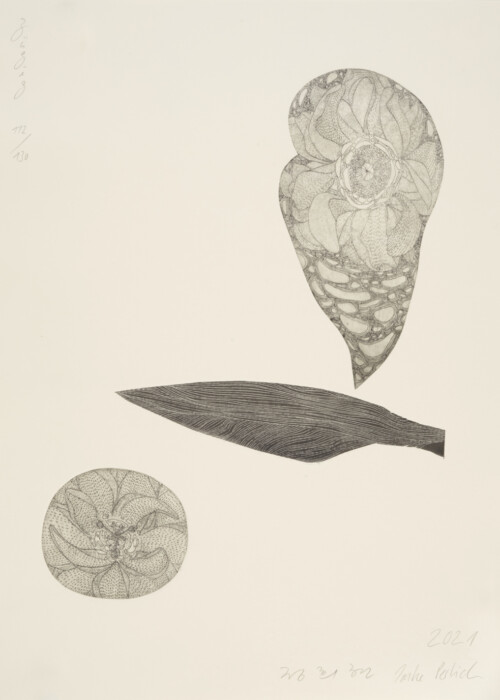 JUNI
Heehyun Jeong / Imke Perlick:
Zügig, 2021
Radierung