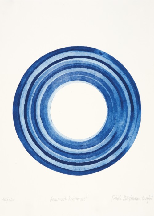 SEPTEMBER
Patrick Kaufmann:
Raumzeit krümmen, 2021 ::
Aquatinta, Radierung
