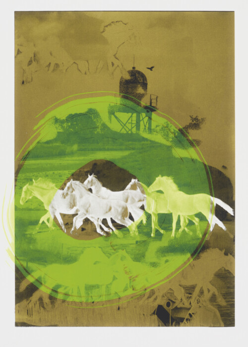 DEZEMBER
Viola Bendzko:
Gestranded, 2021
Siebdruck