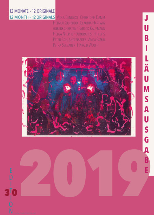 MOTIV: Fotocollage © Anita Staud :: Grafik © Helga Ntephe Grafikkalender 2019