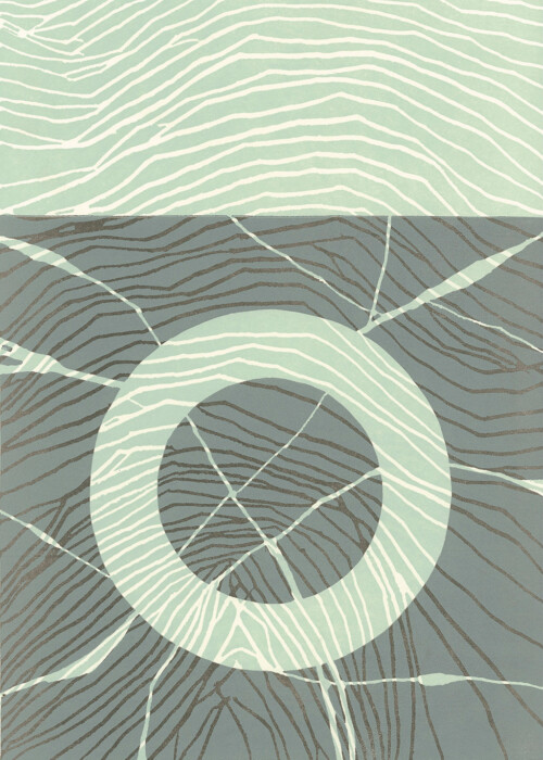 FEBRUAR
Helmut Gutbrod:
OHNE TITEL, 2019
Farblinolschnitt