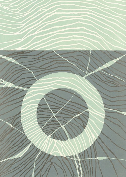 FEBRUAR
Helmut Gutbrod:
OHNE TITEL, 2019
Farblinolschnitt