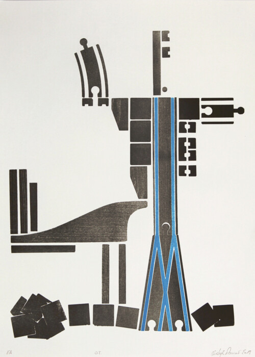 APRIL
Christoph Damm:
OHNE TITEL, 2019
Holzdruck-Hochdruck