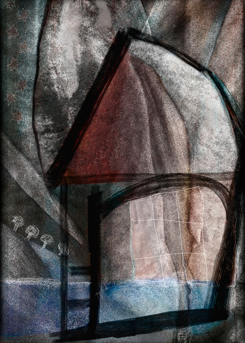 NOVEMBER
Helga Ntephe:
das Knospenhaus, 2019
digital collage