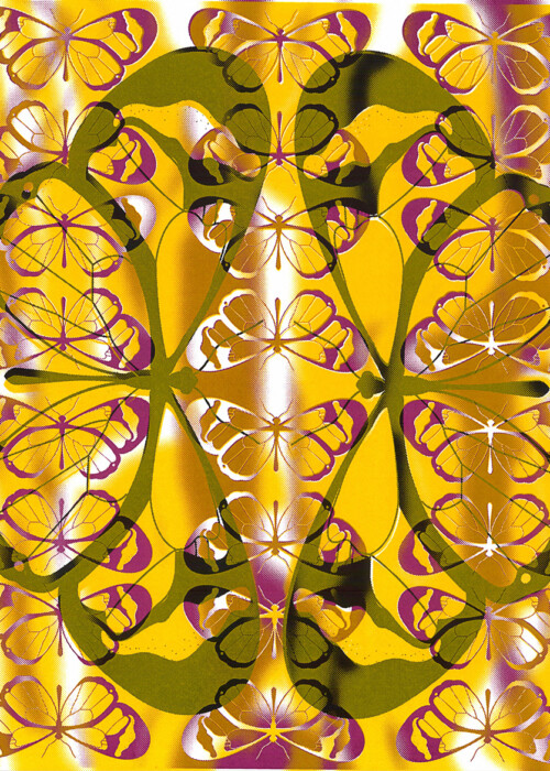 DEZEMBER
Viola Bendzko:
Krypsis, 2019
Siebdruck