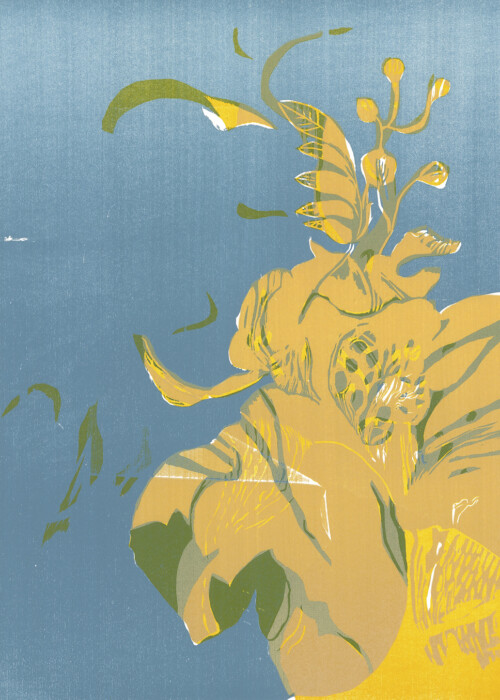 MÄRZ
Claudia Hartwig:
Erhellende Kraft, 2020
Holzschnitt