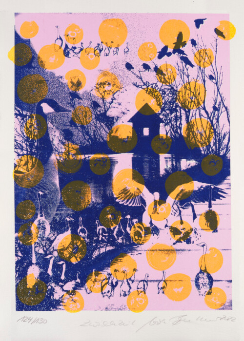 JANUAR
Viola Bendzko:
Zwischenzeit, 2022
Siebdruck