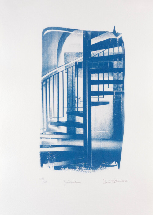 JUNI
Carmen McPherson:
Zwischenräume, 2022
Cyanotypie